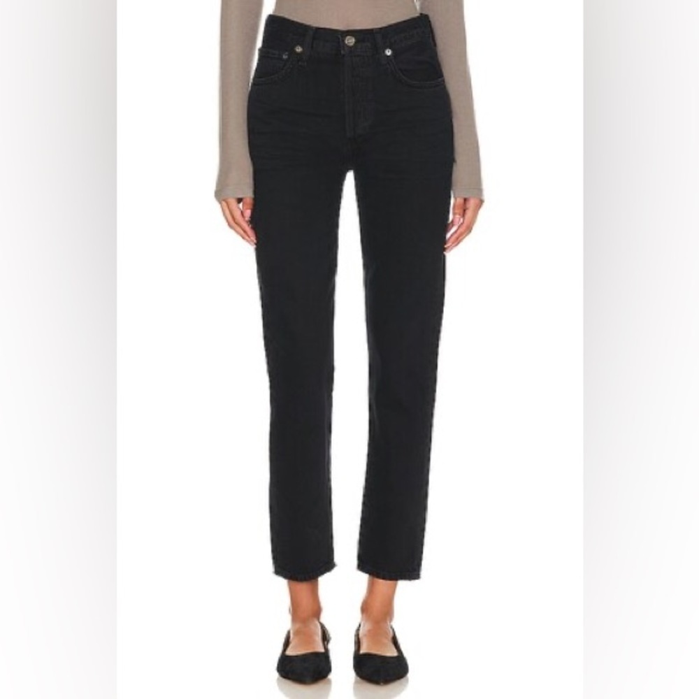 NWT AGOLDE Austin Mid Rise Tapered Slim Jeans - Picture 1 of 9